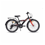 Chanty 24" Rower dziecięcy – chłopiec – czarno-czerwony – 7 biegów i hamulce V