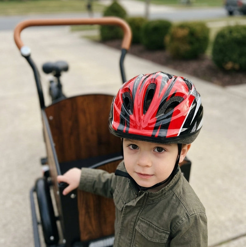 Kask dziecięcy Chanty – Czerwony