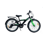 CHANTY Roader 24" Sort & Grøn Drengecykel | 7 Gear |